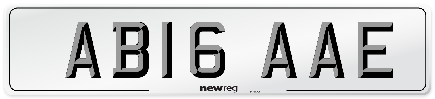 AB16 AAE Number Plate from New Reg
